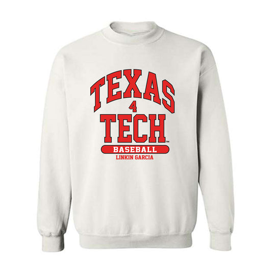 Texas Tech - NCAA Baseball : Linkin Garcia - Classic Fashion Shersey Crewneck Sweatshirt-0