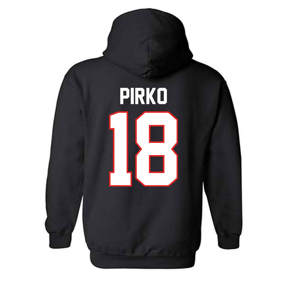 Texas Tech - NCAA Baseball : lukas pirko - Sports Shersey Hooded Sweatshirt-1