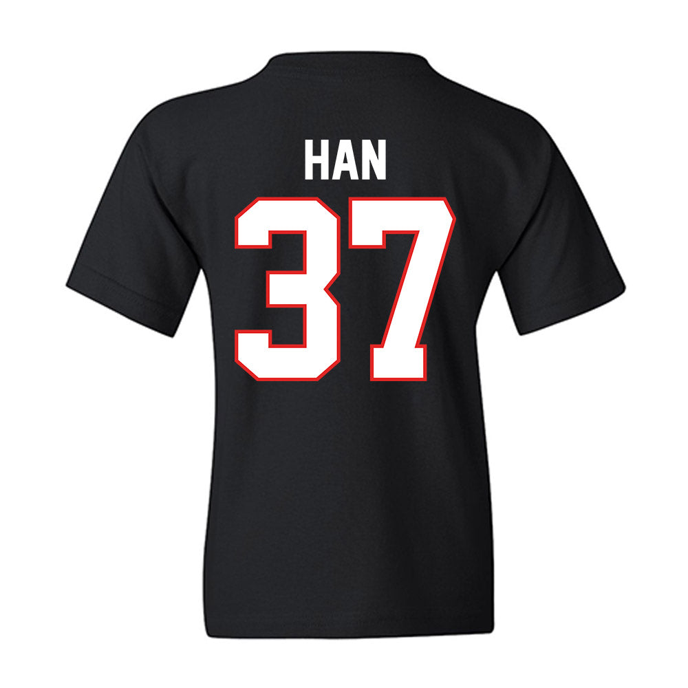 Texas Tech - NCAA Baseball : Heeryun Han - Sports Shersey Youth T-Shirt-1