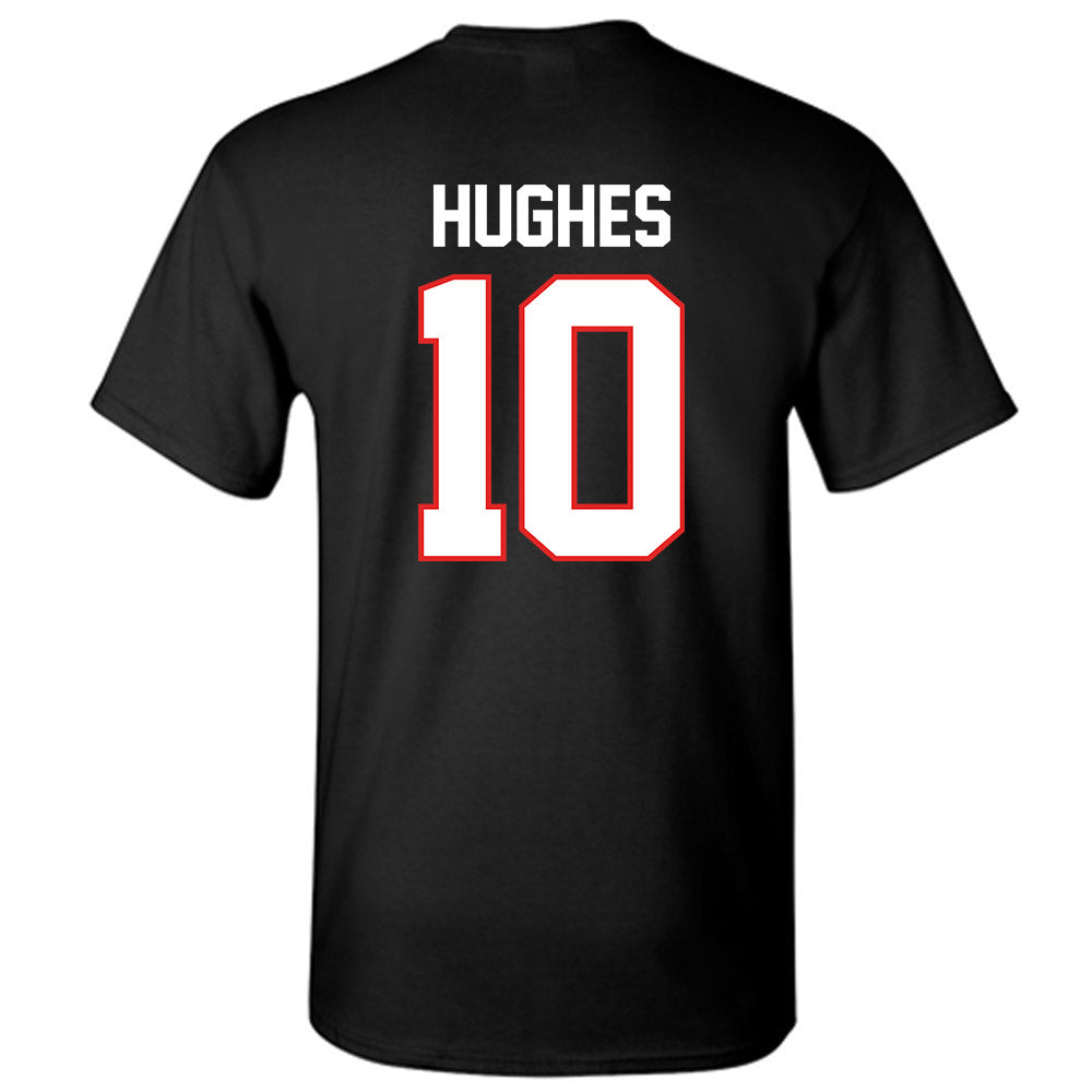 Texas Tech - NCAA Baseball : Logan Hughes - Sports Shersey T-Shirt-1