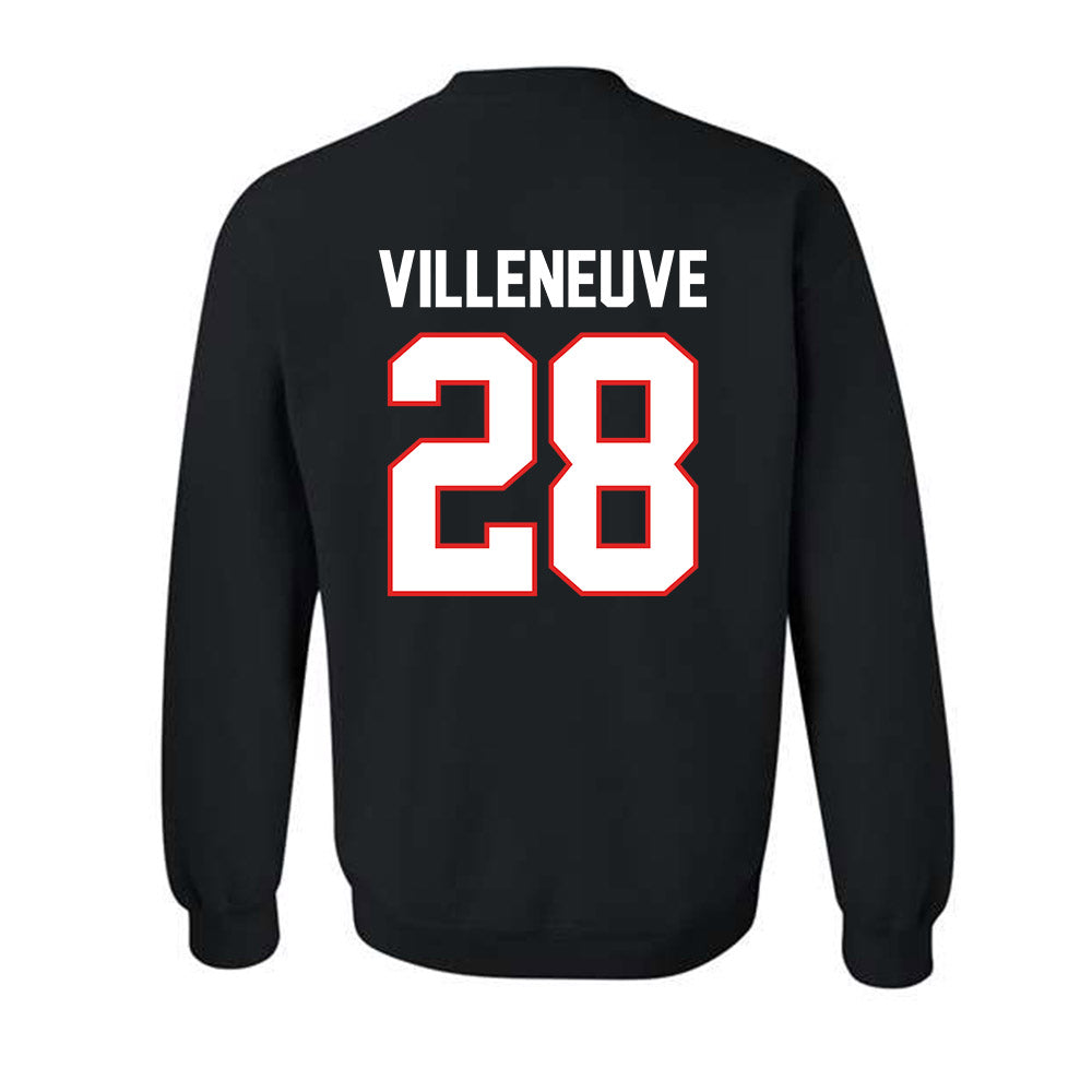 Texas Tech - NCAA Baseball : Robin Villeneuve - Sports Shersey Crewneck Sweatshirt-1