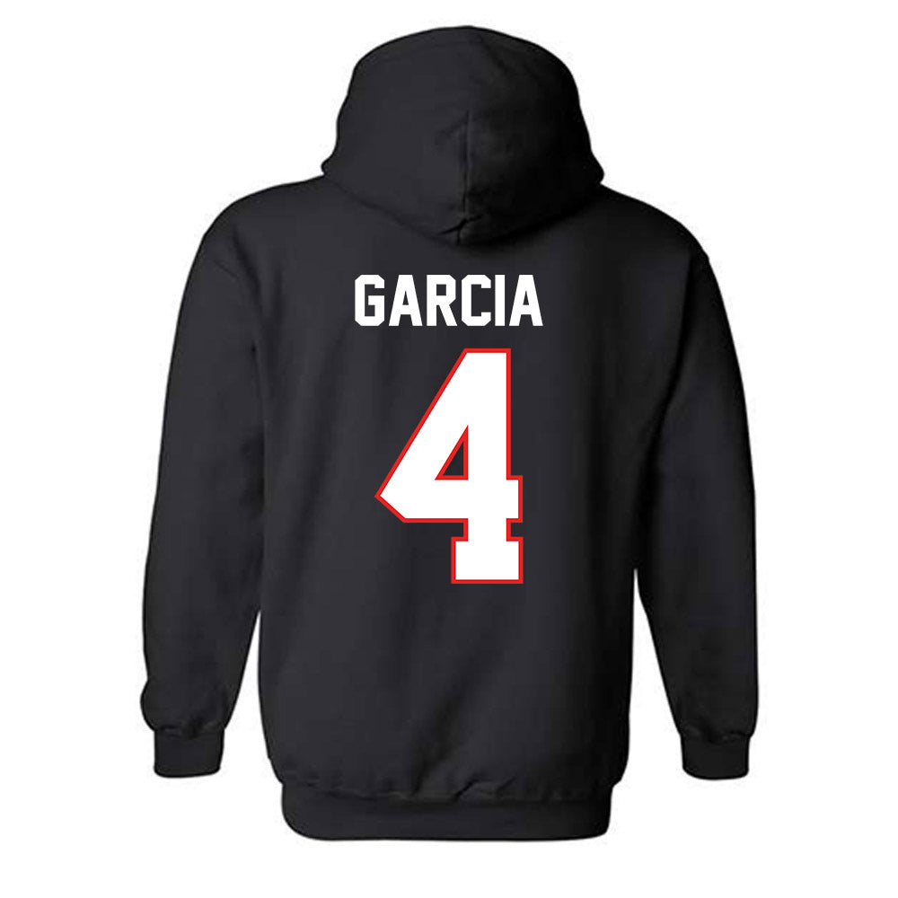 Texas Tech - NCAA Baseball : Linkin Garcia - Sports Shersey Hooded Sweatshirt-1