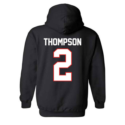 Texas Tech - NCAA Baseball : Kyeler Thompson - Sports Shersey Hooded Sweatshirt-1
