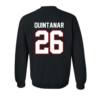 Texas Tech - NCAA Baseball : Matt Quintanar - Sports Shersey Crewneck Sweatshirt-1