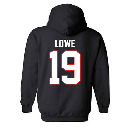 Texas Tech - NCAA Baseball : Jonathan Lowe - Sports Shersey Hooded Sweatshirt-1