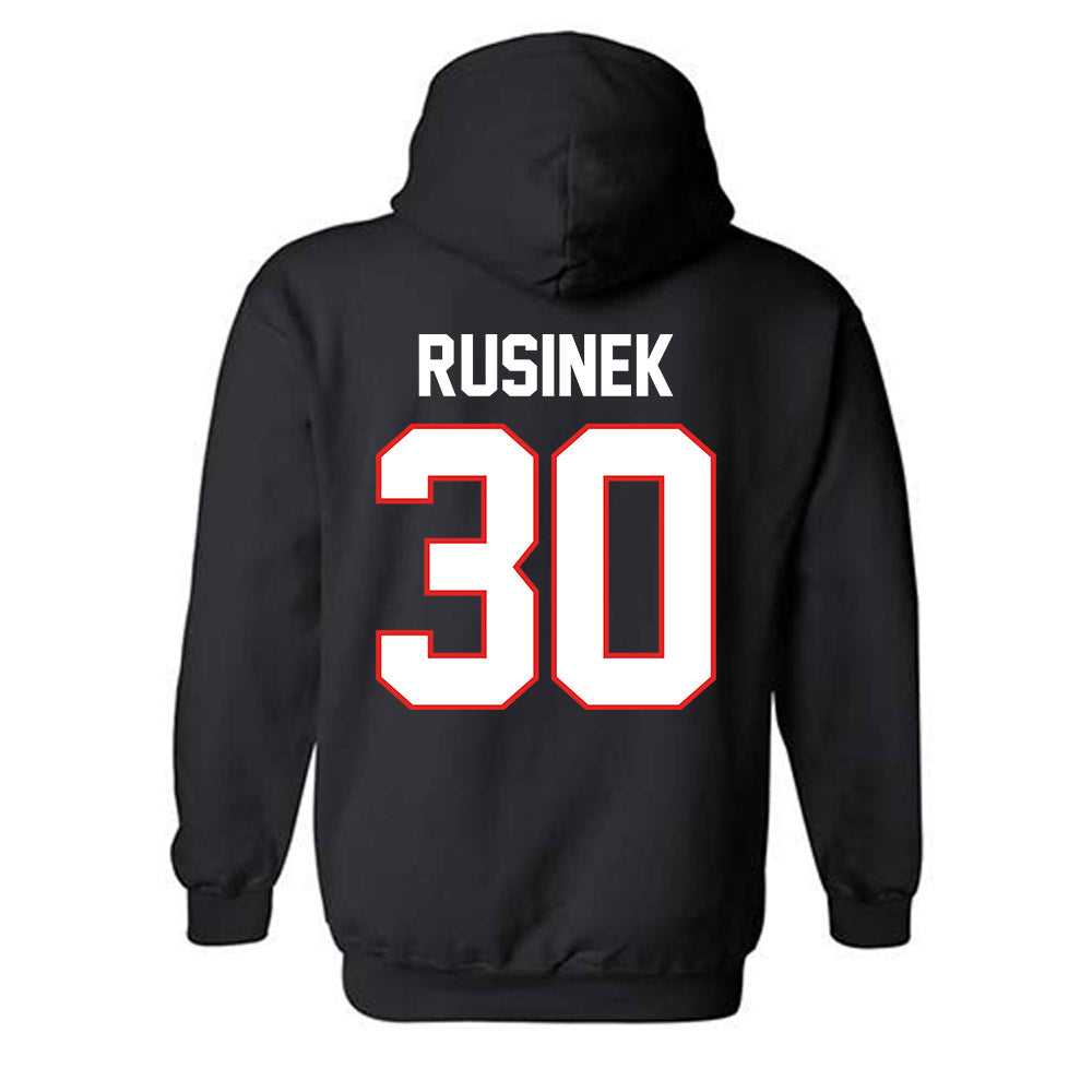 Texas Tech - NCAA Baseball : Jesse Rusinek - Sports Shersey Hooded Sweatshirt-1
