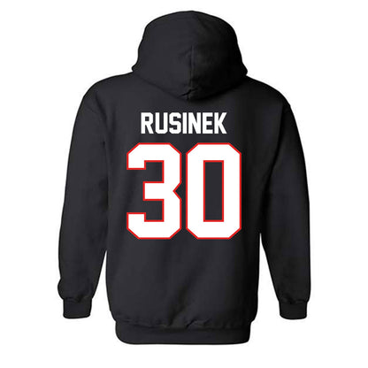 Texas Tech - NCAA Baseball : Jesse Rusinek - Sports Shersey Hooded Sweatshirt-1