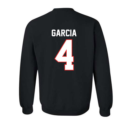 Texas Tech - NCAA Baseball : Linkin Garcia - Sports Shersey Crewneck Sweatshirt-1