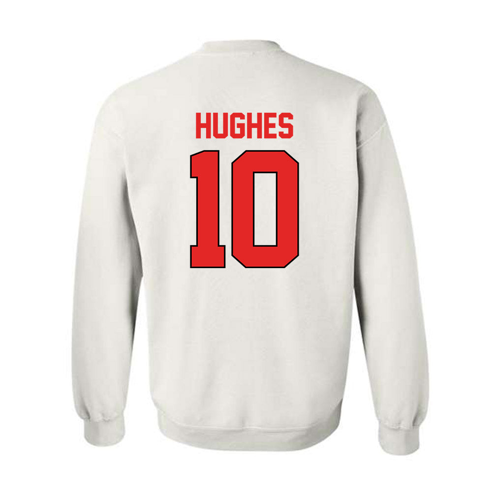 Texas Tech - NCAA Baseball : Logan Hughes - Sports Shersey Crewneck Sweatshirt-1
