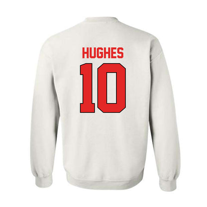 Texas Tech - NCAA Baseball : Logan Hughes - Sports Shersey Crewneck Sweatshirt-1