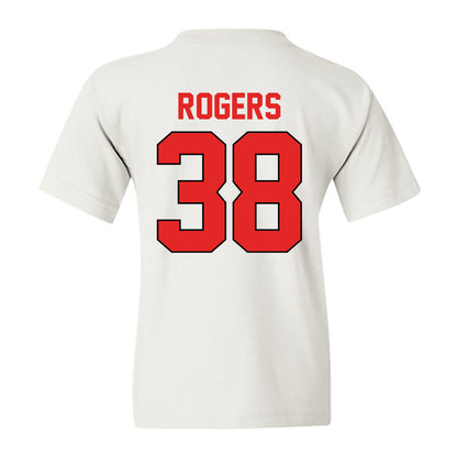 Texas Tech - NCAA Baseball : Jacob Rogers - Sports Shersey Youth T-Shirt-1