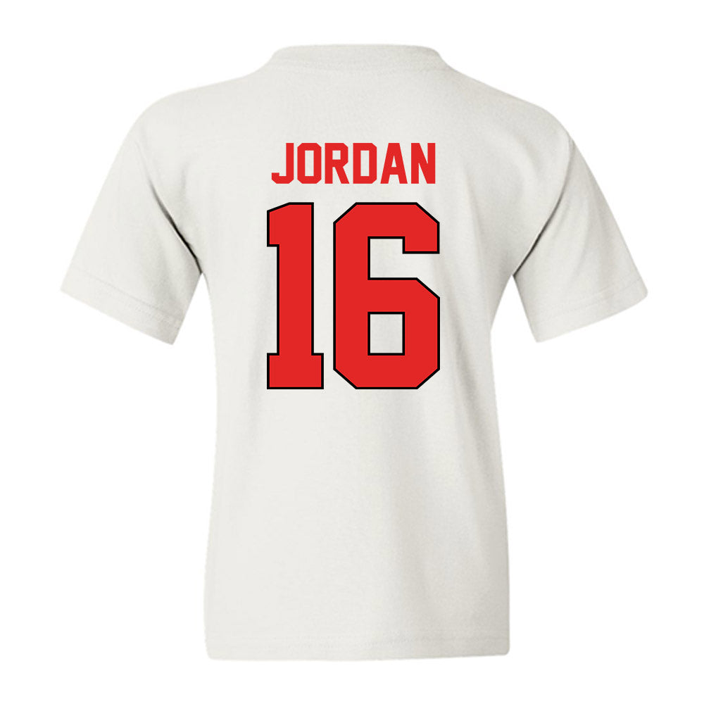 Texas Tech - NCAA Baseball : Will Jordan - Sports Shersey Youth T-Shirt-1