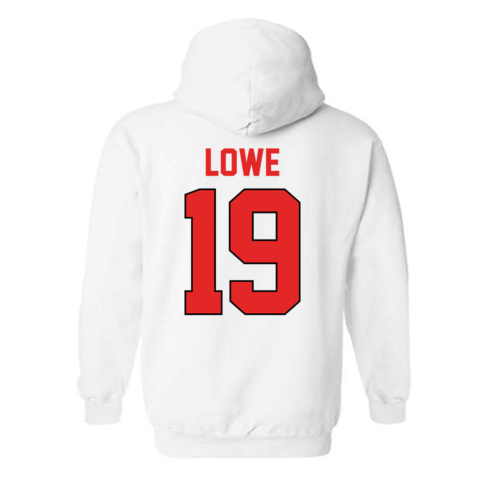 Texas Tech - NCAA Baseball : Jonathan Lowe - Sports Shersey Hooded Sweatshirt-1