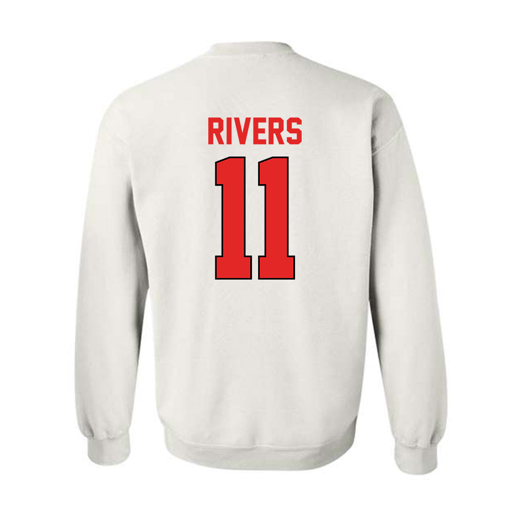 Texas Tech - NCAA Baseball : Davis Rivers - Sports Shersey Crewneck Sweatshirt-1