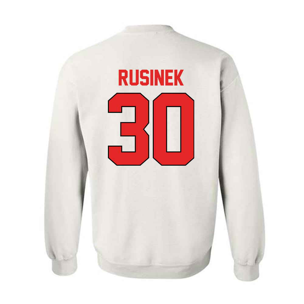 Texas Tech - NCAA Baseball : Jesse Rusinek - Sports Shersey Crewneck Sweatshirt-1