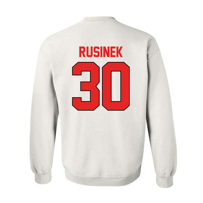 Texas Tech - NCAA Baseball : Jesse Rusinek - Sports Shersey Crewneck Sweatshirt-1