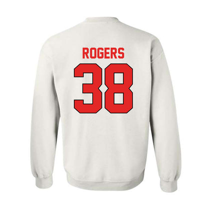 Texas Tech - NCAA Baseball : Jacob Rogers - Sports Shersey Crewneck Sweatshirt-1