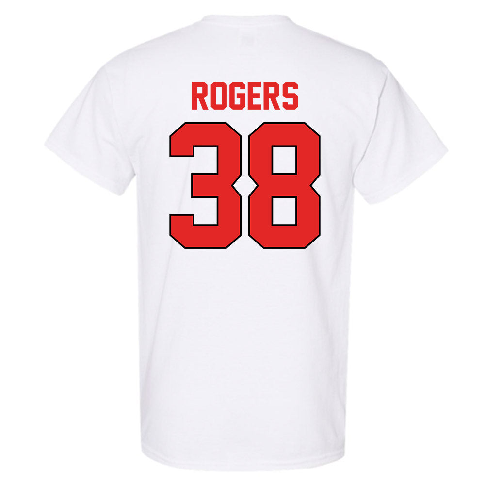 Texas Tech - NCAA Baseball : Jacob Rogers - Sports Shersey T-Shirt-1