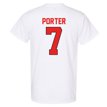 Texas Tech - NCAA Baseball : Hollis Porter - Sports Shersey T-Shirt-1