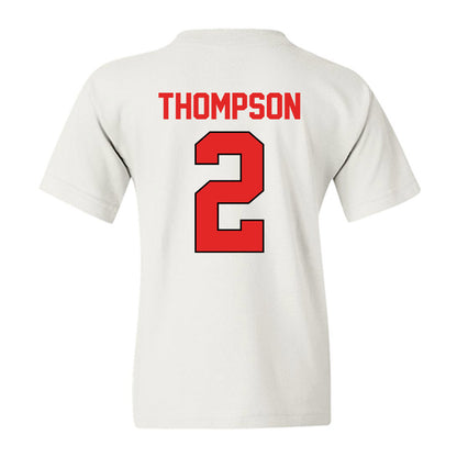 Texas Tech - NCAA Baseball : Kyeler Thompson - Sports Shersey Youth T-Shirt-1