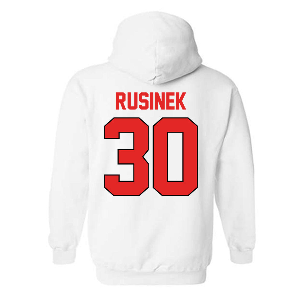 Texas Tech - NCAA Baseball : Jesse Rusinek - Sports Shersey Hooded Sweatshirt-1