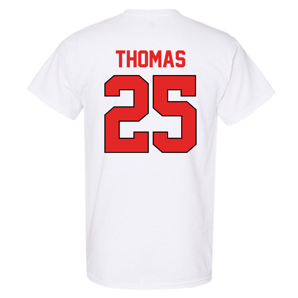 Texas Tech - NCAA Baseball : Chase Thomas - Sports Shersey T-Shirt-1