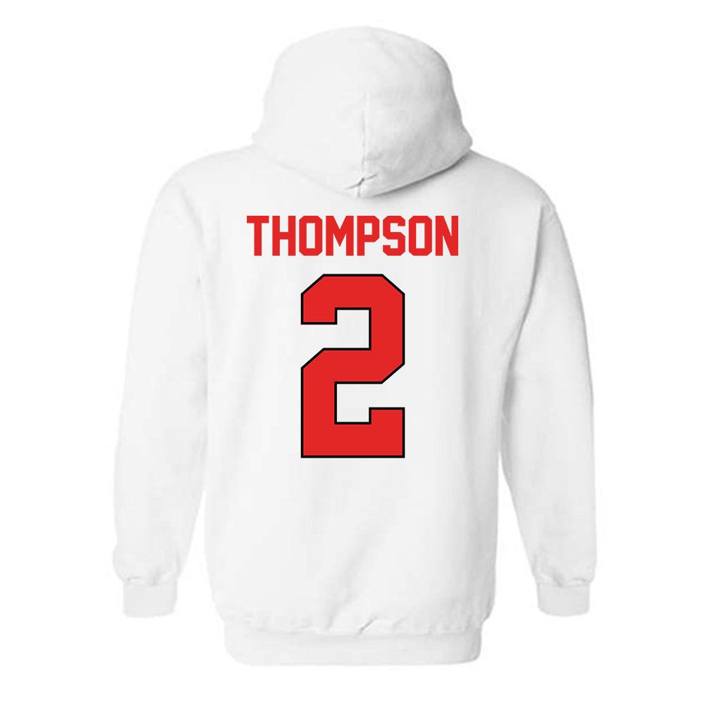 Texas Tech - NCAA Baseball : Kyeler Thompson - Sports Shersey Hooded Sweatshirt-1
