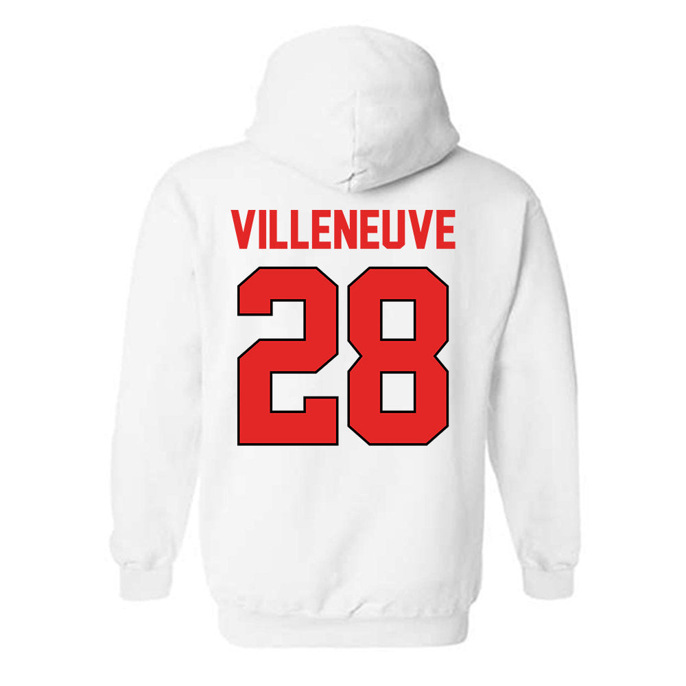Texas Tech - NCAA Baseball : Robin Villeneuve - Sports Shersey Hooded Sweatshirt-1