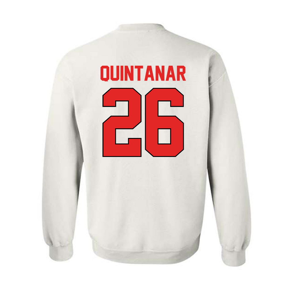 Texas Tech - NCAA Baseball : Matt Quintanar - Sports Shersey Crewneck Sweatshirt-1