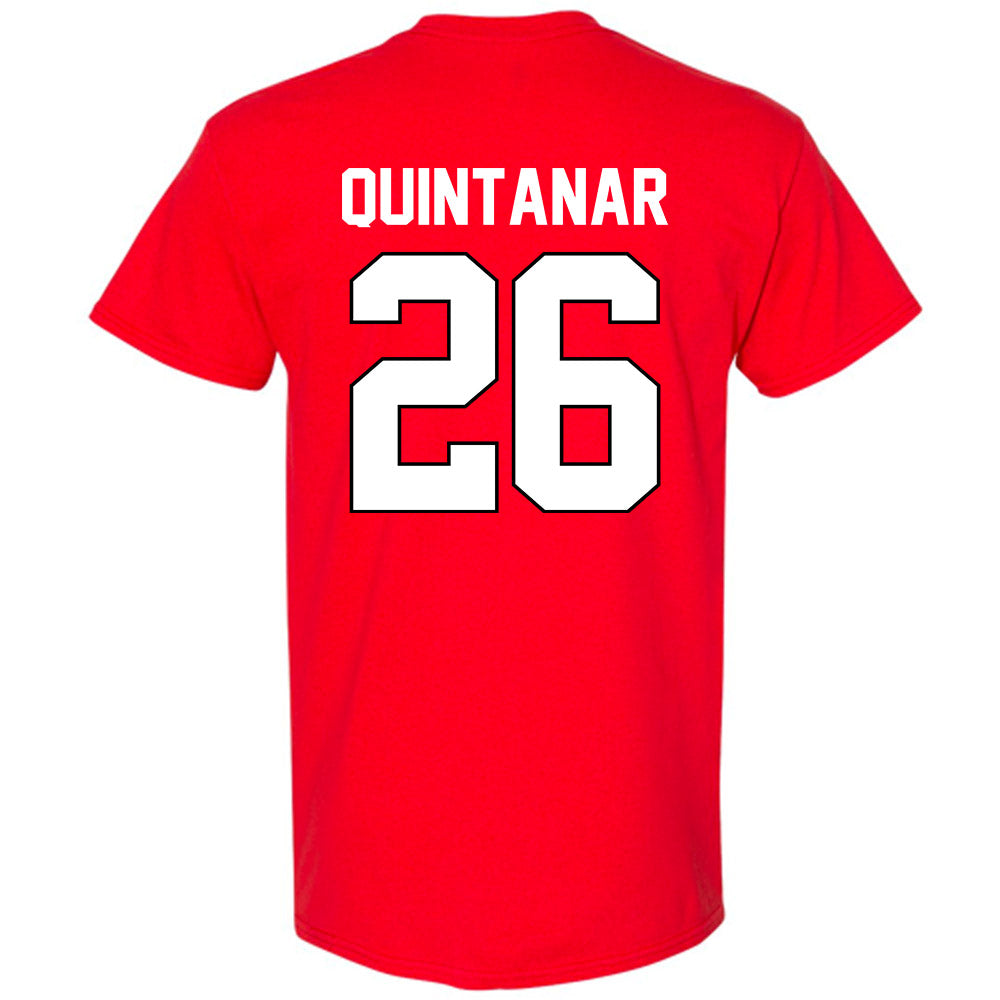 Texas Tech - NCAA Baseball : Matt Quintanar - Sports Shersey T-Shirt-1