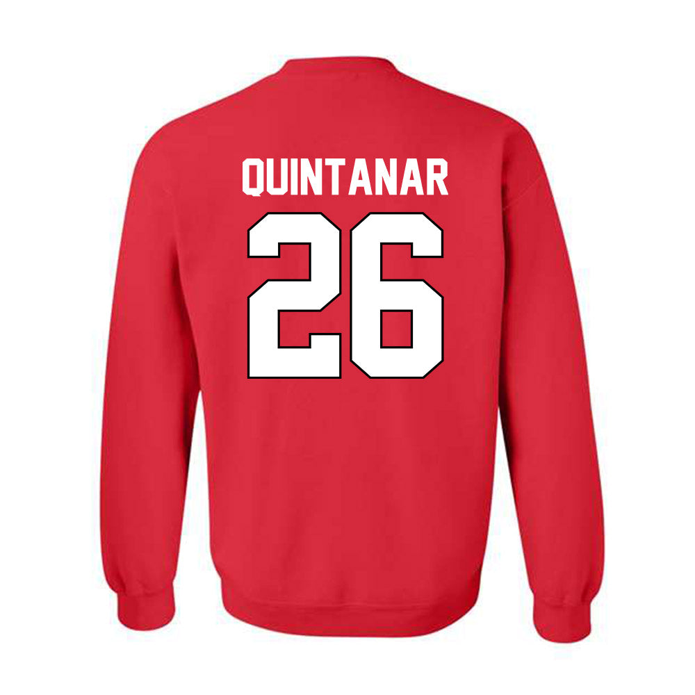 Texas Tech - NCAA Baseball : Matt Quintanar - Sports Shersey Crewneck Sweatshirt-1