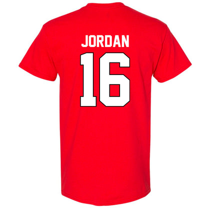 Texas Tech - NCAA Baseball : Will Jordan - Sports Shersey T-Shirt-1