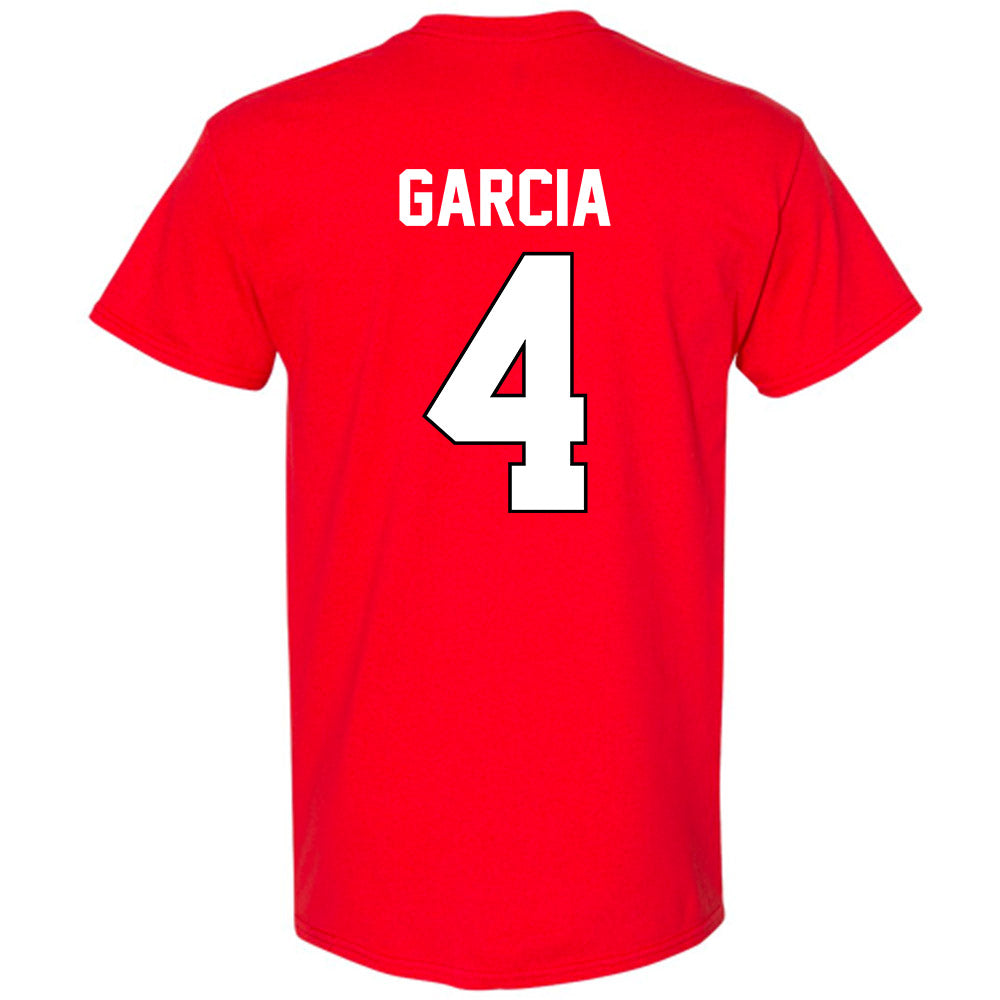 Texas Tech - NCAA Baseball : Linkin Garcia - Sports Shersey T-Shirt-1