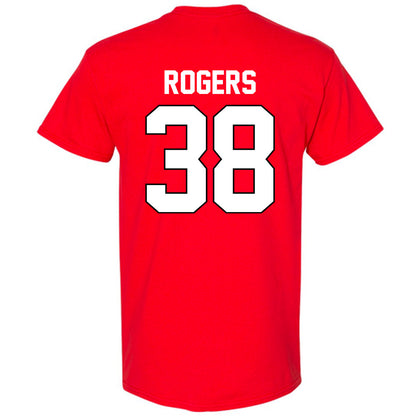 Texas Tech - NCAA Baseball : Jacob Rogers - Sports Shersey T-Shirt-1