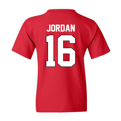 Texas Tech - NCAA Baseball : Will Jordan - Sports Shersey Youth T-Shirt-1