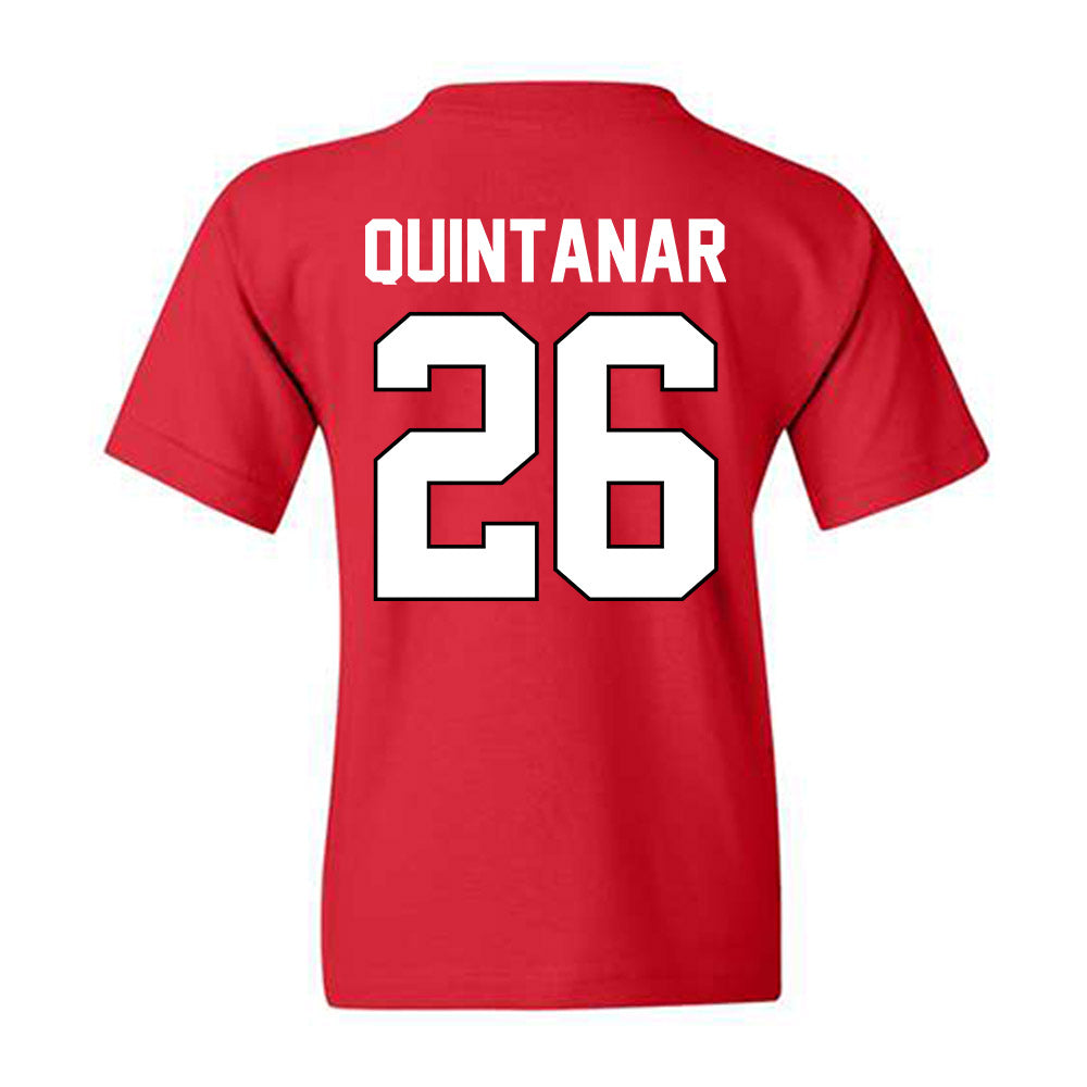 Texas Tech - NCAA Baseball : Matt Quintanar - Sports Shersey Youth T-Shirt-1