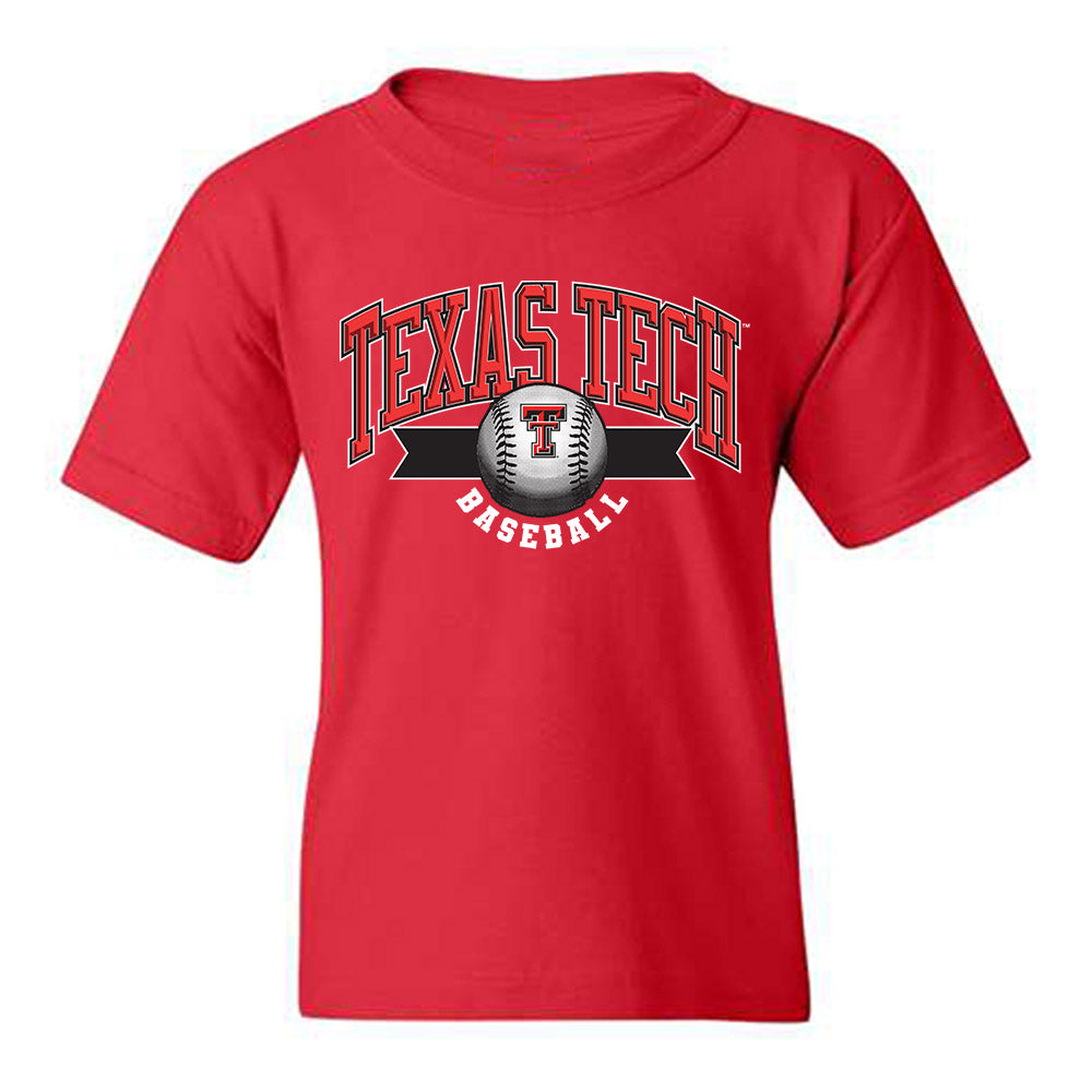 Texas Tech - NCAA Baseball : Daniel Hesse - Sports Shersey Youth T-Shirt-0