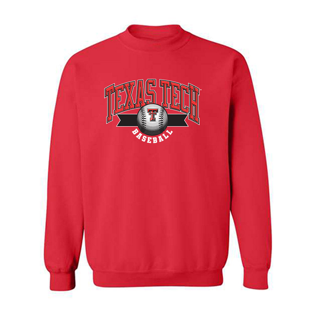 Texas Tech - NCAA Baseball : Daniel Hesse - Sports Shersey Crewneck Sweatshirt-0
