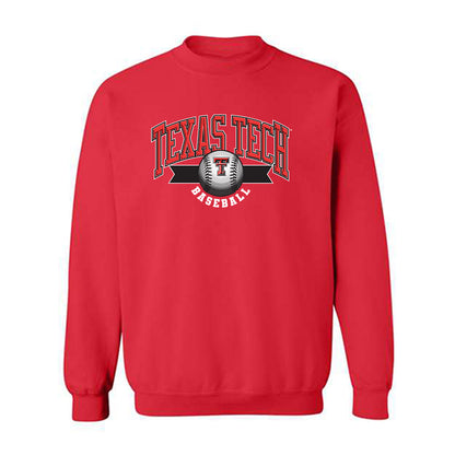 Texas Tech - NCAA Baseball : Daniel Hesse - Sports Shersey Crewneck Sweatshirt-0