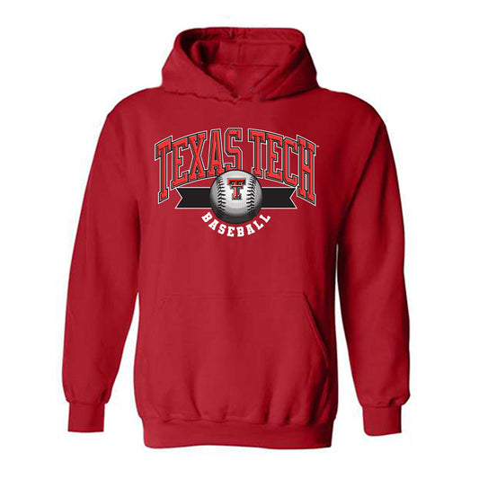 Texas Tech - NCAA Baseball : Linkin Garcia - Sports Shersey Hooded Sweatshirt-0