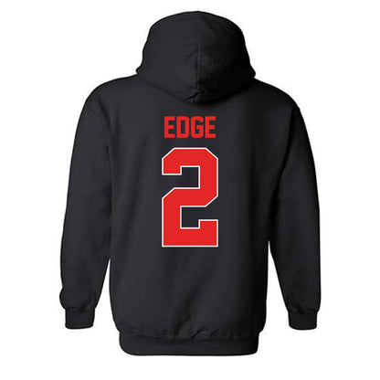 Texas Tech - NCAA Softball : Cimone Edge - Sports Shersey Hooded Sweatshirt-1