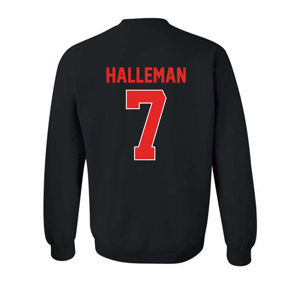 Texas Tech - NCAA Softball : Logan Halleman - Sports Shersey Crewneck Sweatshirt