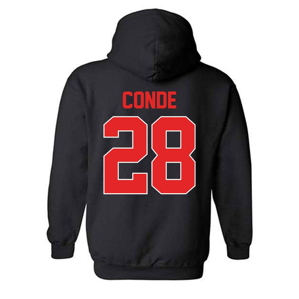 Texas Tech - NCAA Softball : Angelyna Conde - Sports Shersey Hooded Sweatshirt-1
