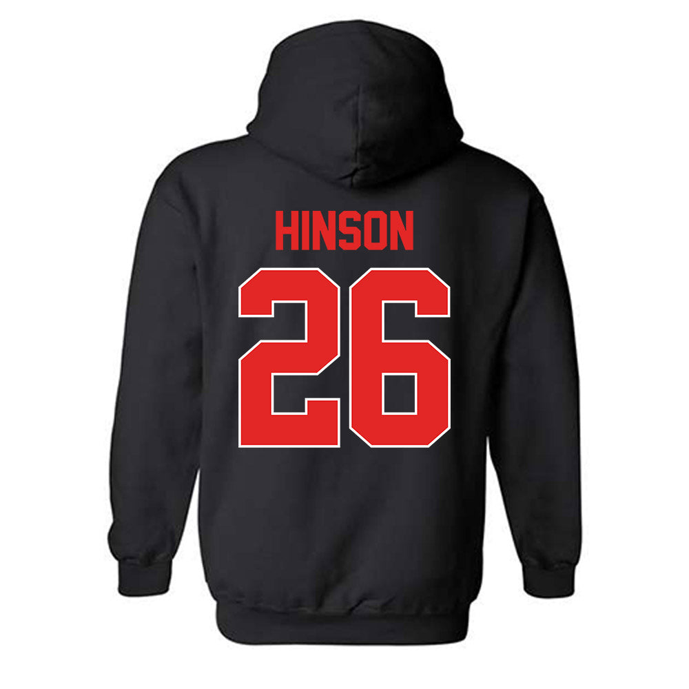 Texas Tech - NCAA Softball : Brianna Hinson - Sports Shersey Hooded Sweatshirt-1