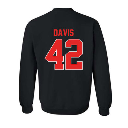 Texas Tech - NCAA Softball : Mihyia Davis - Sports Shersey Crewneck Sweatshirt-1