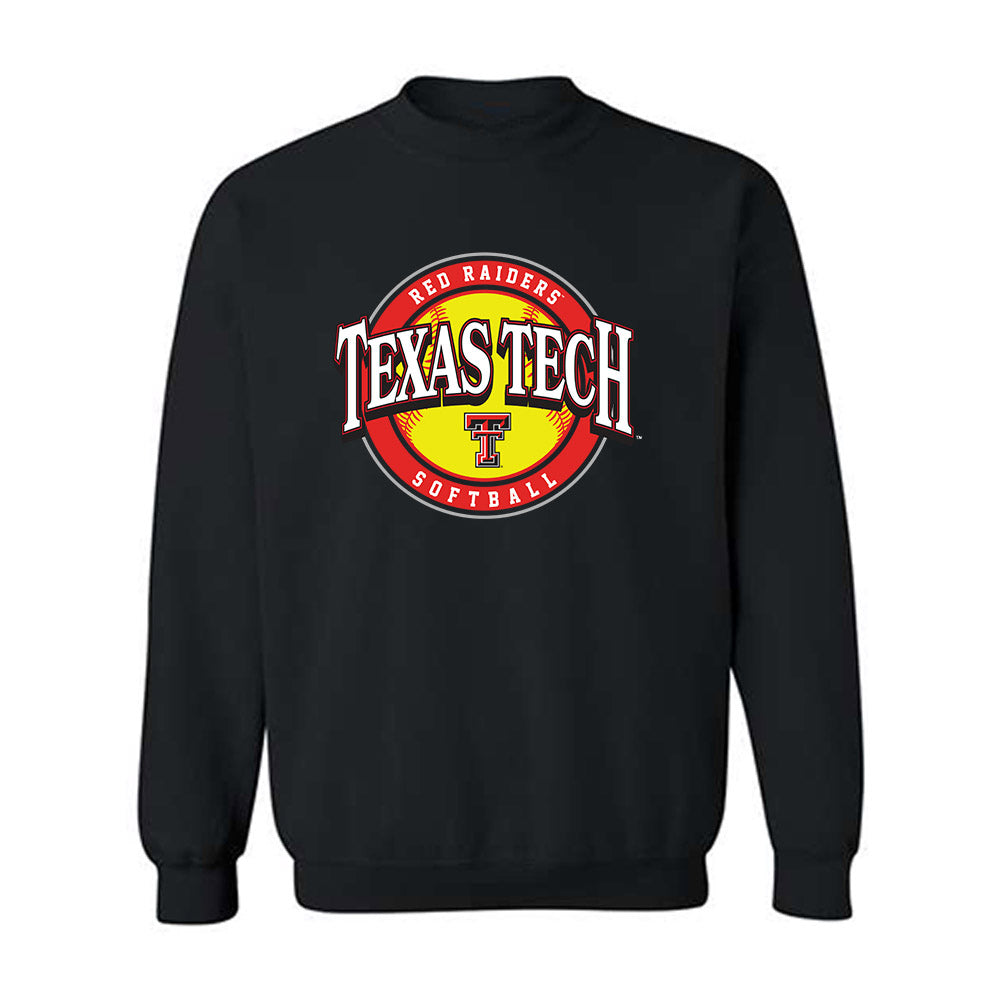 Texas Tech - NCAA Softball : Jasmyn Burns - Sports Shersey Crewneck Sweatshirt-0
