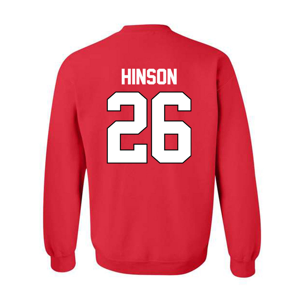 Texas Tech - NCAA Softball : Brianna Hinson - Sports Shersey Crewneck Sweatshirt-1