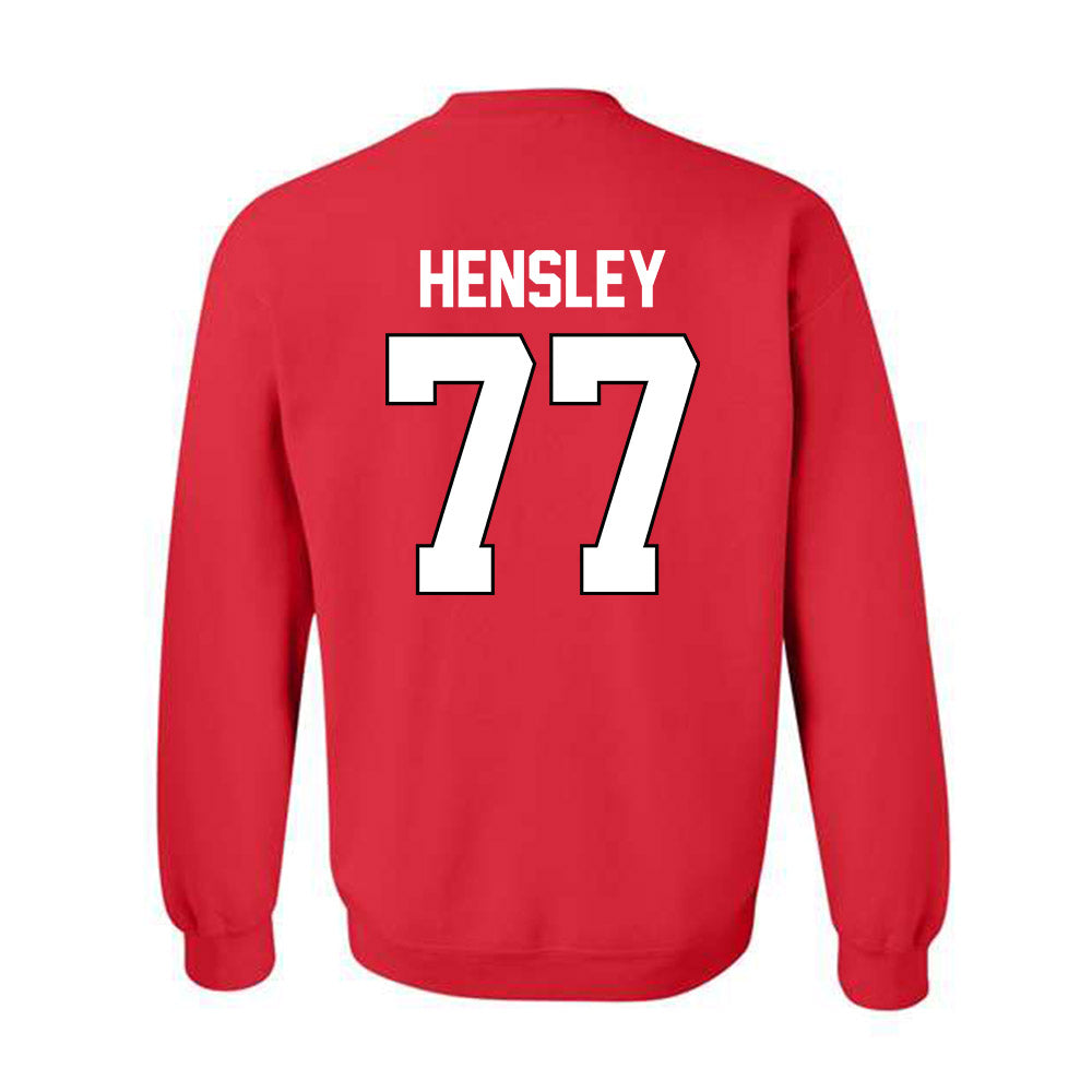 Texas Tech - NCAA Softball : Timber Hensley - Sports Shersey Crewneck Sweatshirt-1