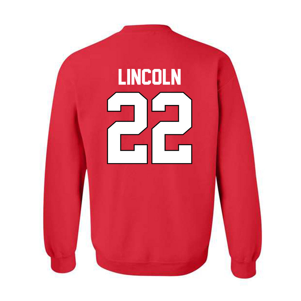 Texas Tech - NCAA Softball : Samantha Lincoln - Sports Shersey Crewneck Sweatshirt