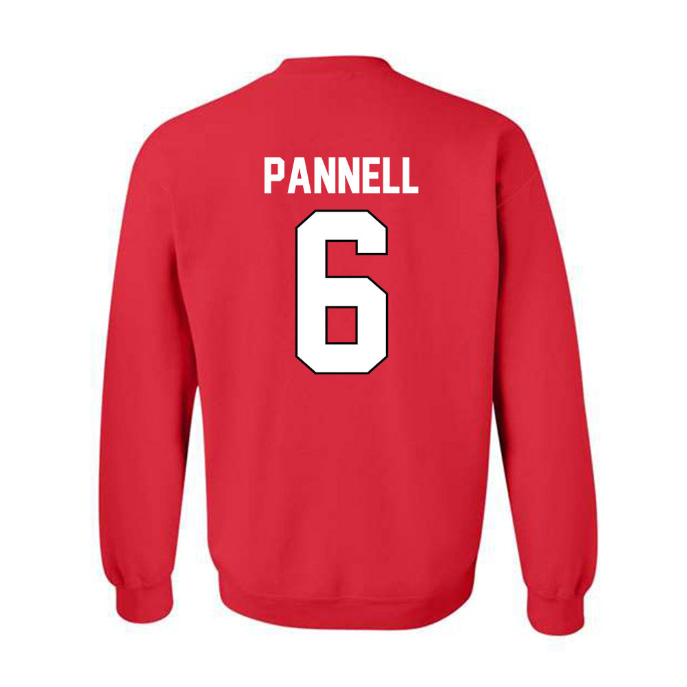 Texas Tech - NCAA Softball : Taylor Pannell - Sports Shersey Crewneck Sweatshirt-1